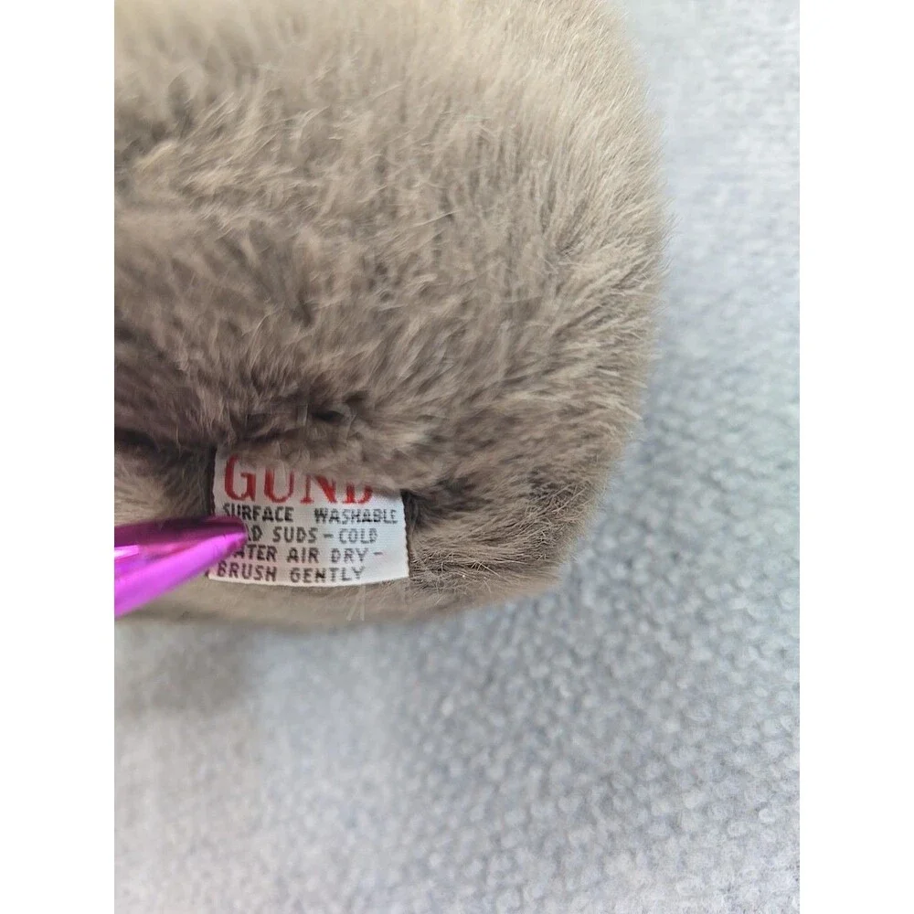 Vintage 1986  Gund KOALA Bear Suede Nose Tan Paws Gray